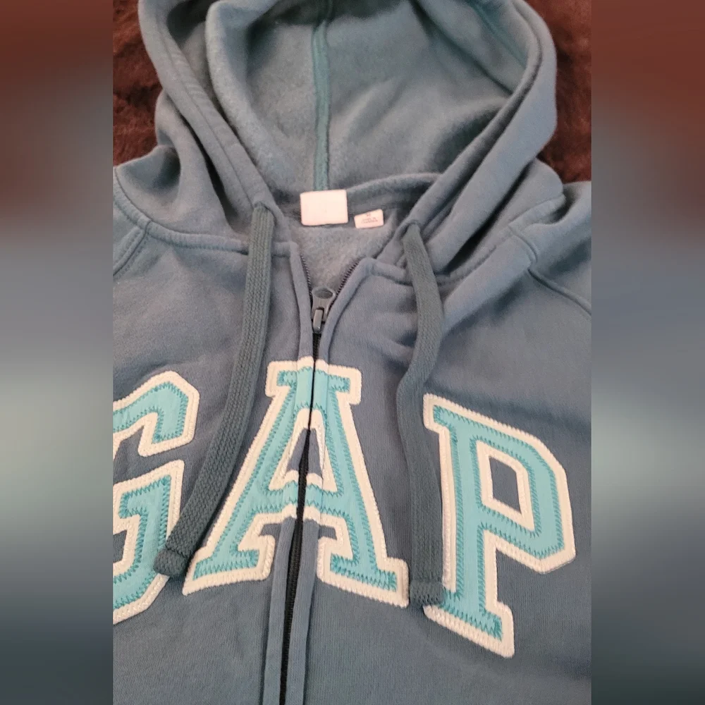 GAP Teal Hoodie - Picture 5 of 8